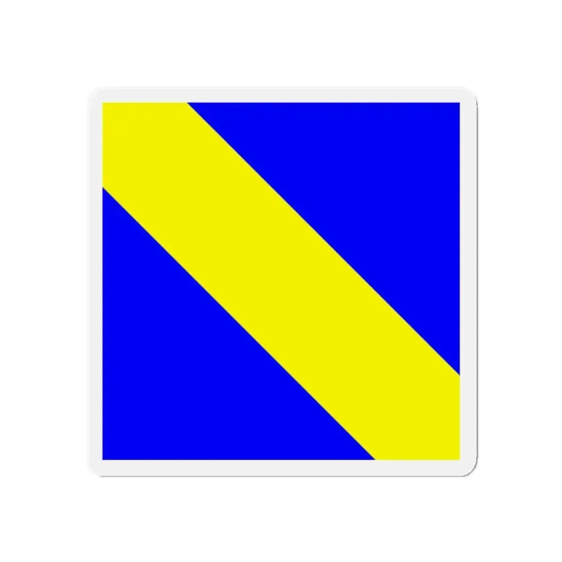 Flag of Bournens Switzerland - Refrigerator Magnet 5 Inch - The Sticker Space