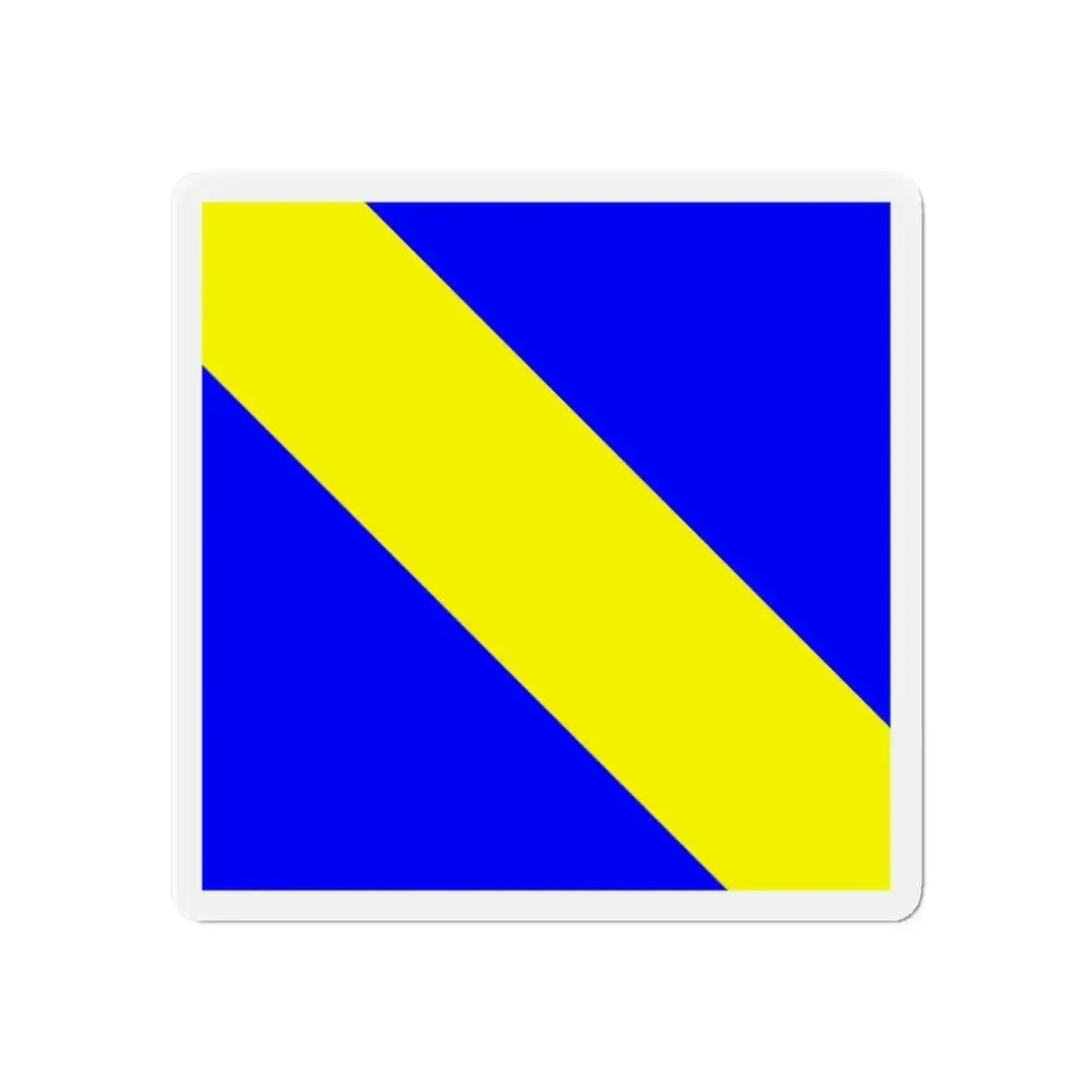 Flag of Bournens Switzerland - Refrigerator Magnet 6 Inch - The Sticker Space