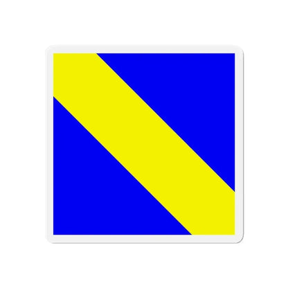 Flag of Bournens Switzerland - Refrigerator Magnet 6 Inch - The Sticker Space