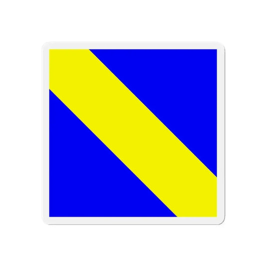 Flag of Bournens Switzerland - Refrigerator Magnet 6 Inch - The Sticker Space