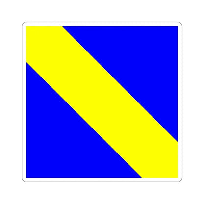 Flag of Bournens Switzerland STICKER Vinyl Die-Cut Decal 4 Inch - The Sticker Space