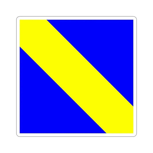 Flag of Bournens Switzerland STICKER Vinyl Die-Cut Decal 6 Inch - The Sticker Space