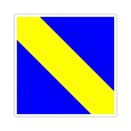 Flag of Bournens Switzerland STICKER Vinyl Die-Cut Decal - The Sticker Space