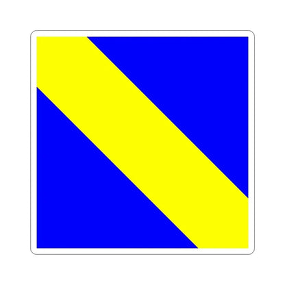 Flag of Bournens Switzerland STICKER Vinyl Die-Cut Decal - The Sticker Space