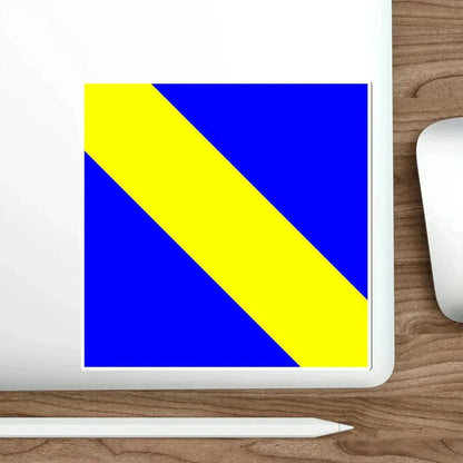 Flag of Bournens Switzerland STICKER Vinyl Die-Cut Decal - The Sticker Space