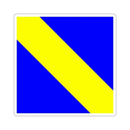 Flag of Bournens Switzerland STICKER Vinyl Die-Cut Decal - The Sticker Space