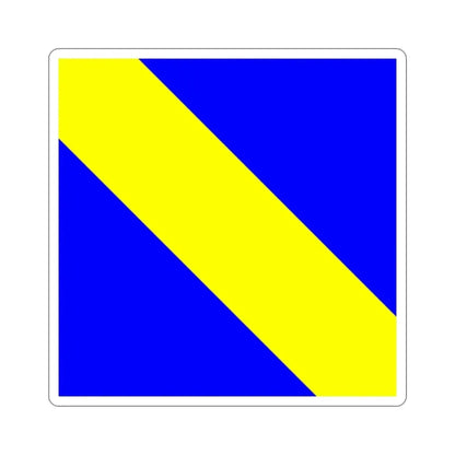 Flag of Bournens Switzerland STICKER Vinyl Die-Cut Decal - The Sticker Space