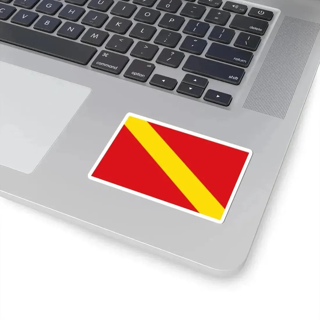 Flag of Boussu (Belgium) STICKER Vinyl Kiss-Cut Decal - The Sticker Space