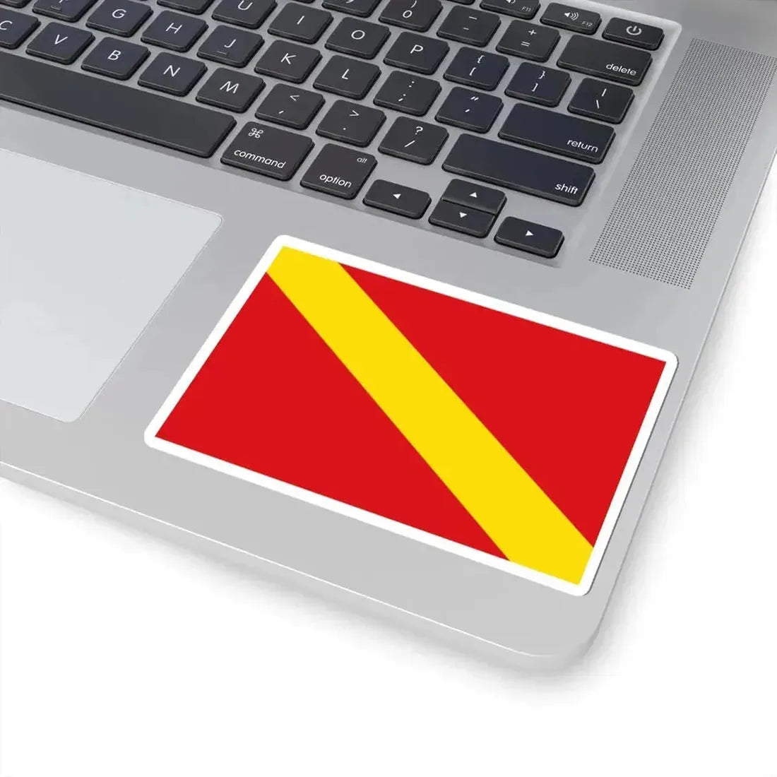 Flag of Boussu (Belgium) STICKER Vinyl Kiss-Cut Decal - The Sticker Space