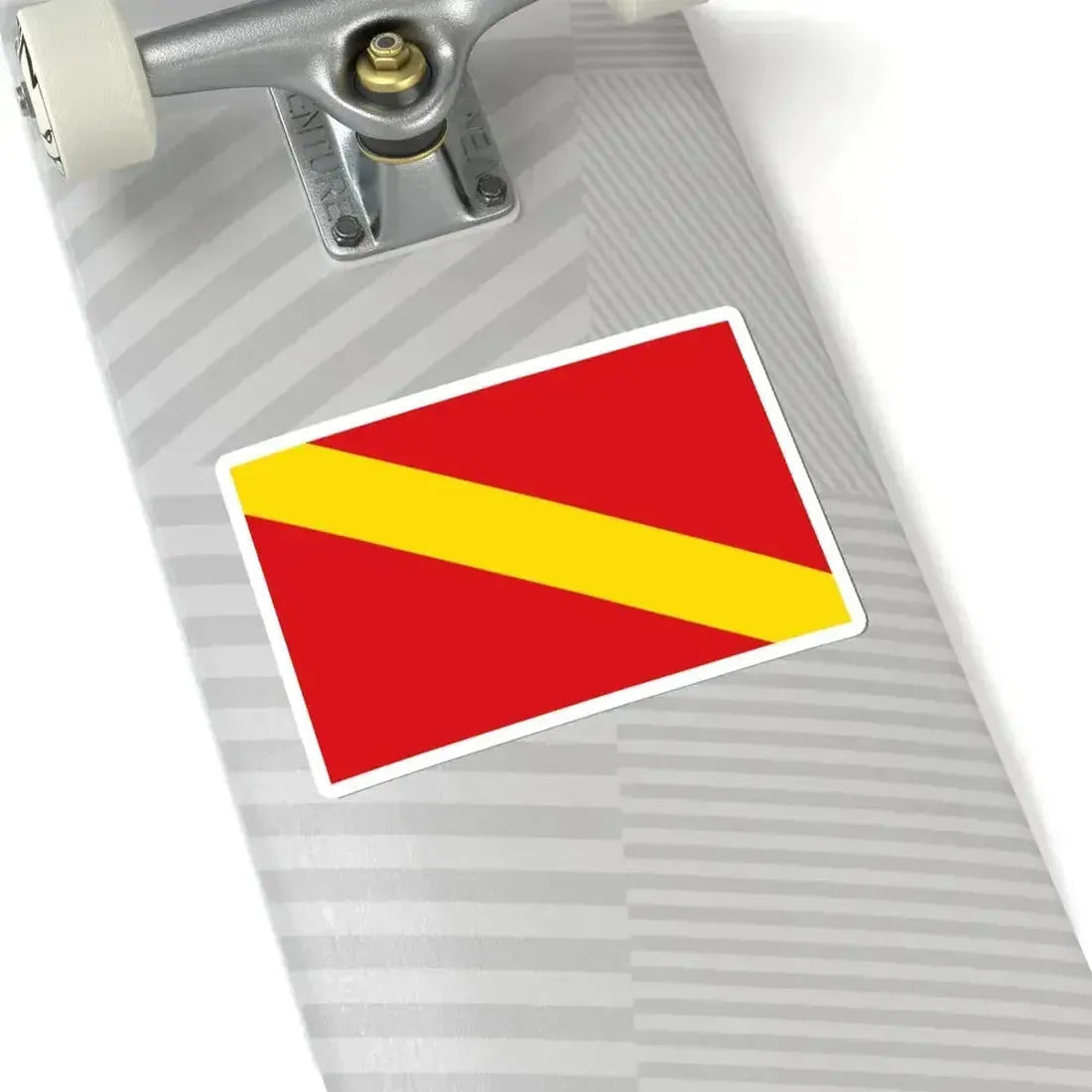 Flag of Boussu (Belgium) STICKER Vinyl Kiss-Cut Decal - The Sticker Space