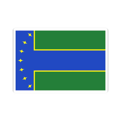 Flag of Boykivske raion (Ukraine) STICKER Vinyl Kiss-Cut Decal 2 Inch White - The Sticker Space