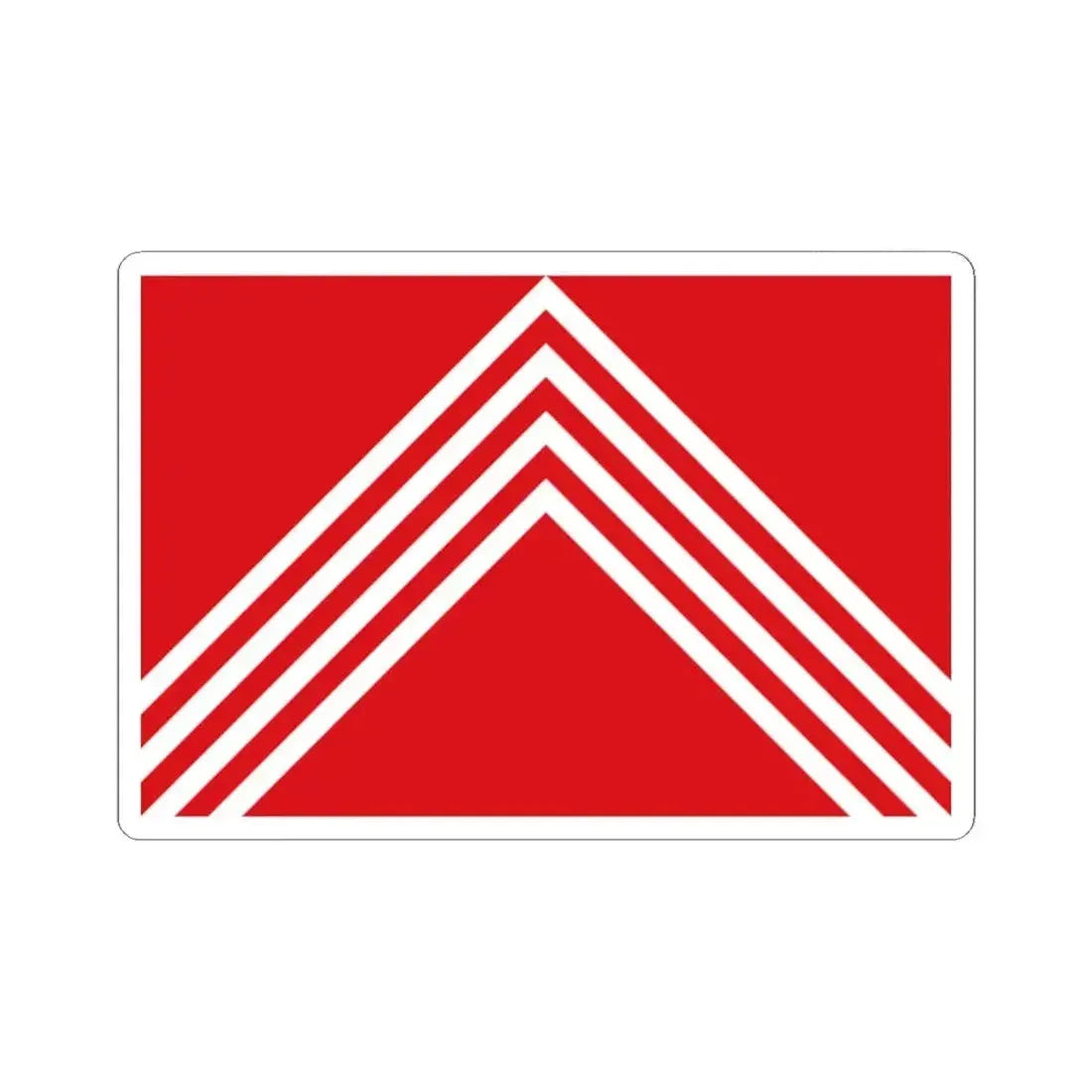 Flag of Brakel Belgium (Belgium) STICKER Vinyl Kiss-Cut Decal 2 Inch White - The Sticker Space