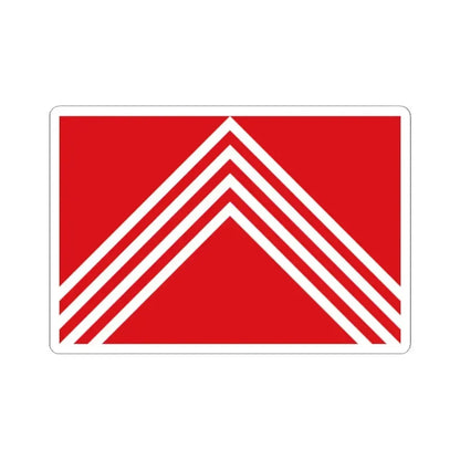 Flag of Brakel Belgium (Belgium) STICKER Vinyl Kiss-Cut Decal 2 Inch White - The Sticker Space