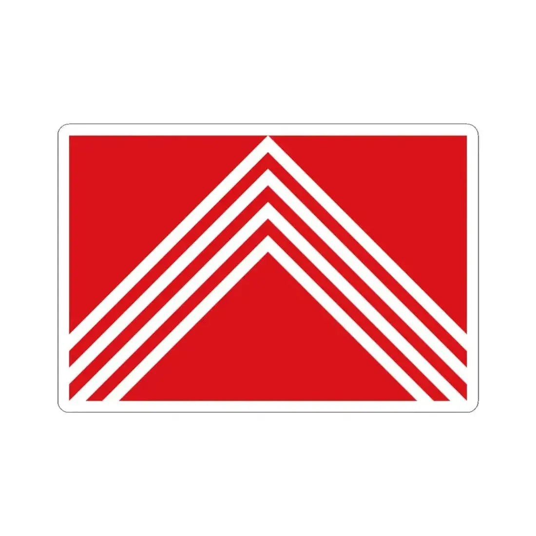 Flag of Brakel Belgium (Belgium) STICKER Vinyl Kiss-Cut Decal 3 Inch White - The Sticker Space