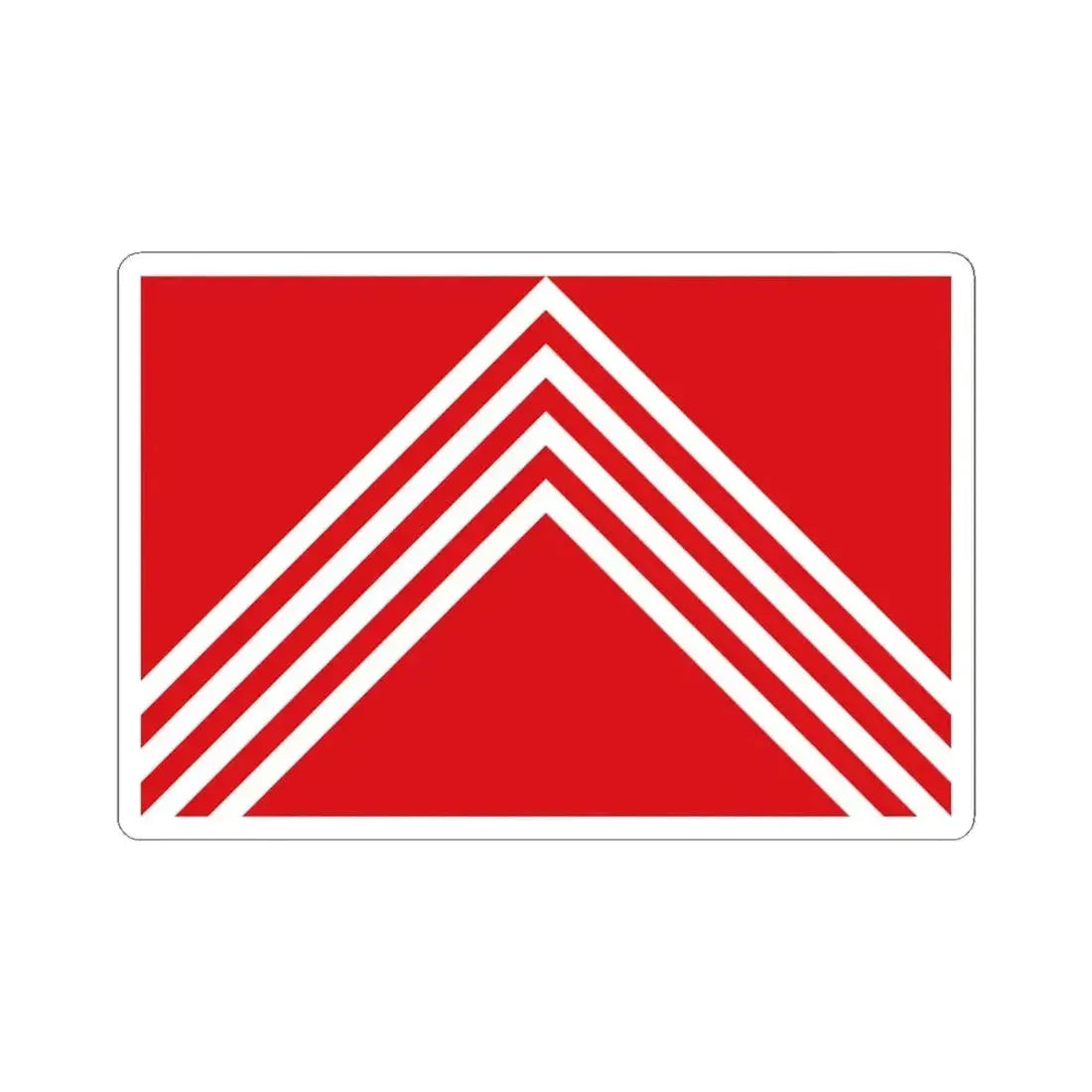 Flag of Brakel Belgium (Belgium) STICKER Vinyl Kiss-Cut Decal 4 Inch White - The Sticker Space