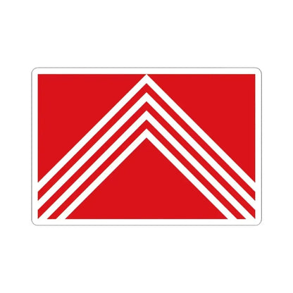 Flag of Brakel Belgium (Belgium) STICKER Vinyl Kiss-Cut Decal 4 Inch White - The Sticker Space