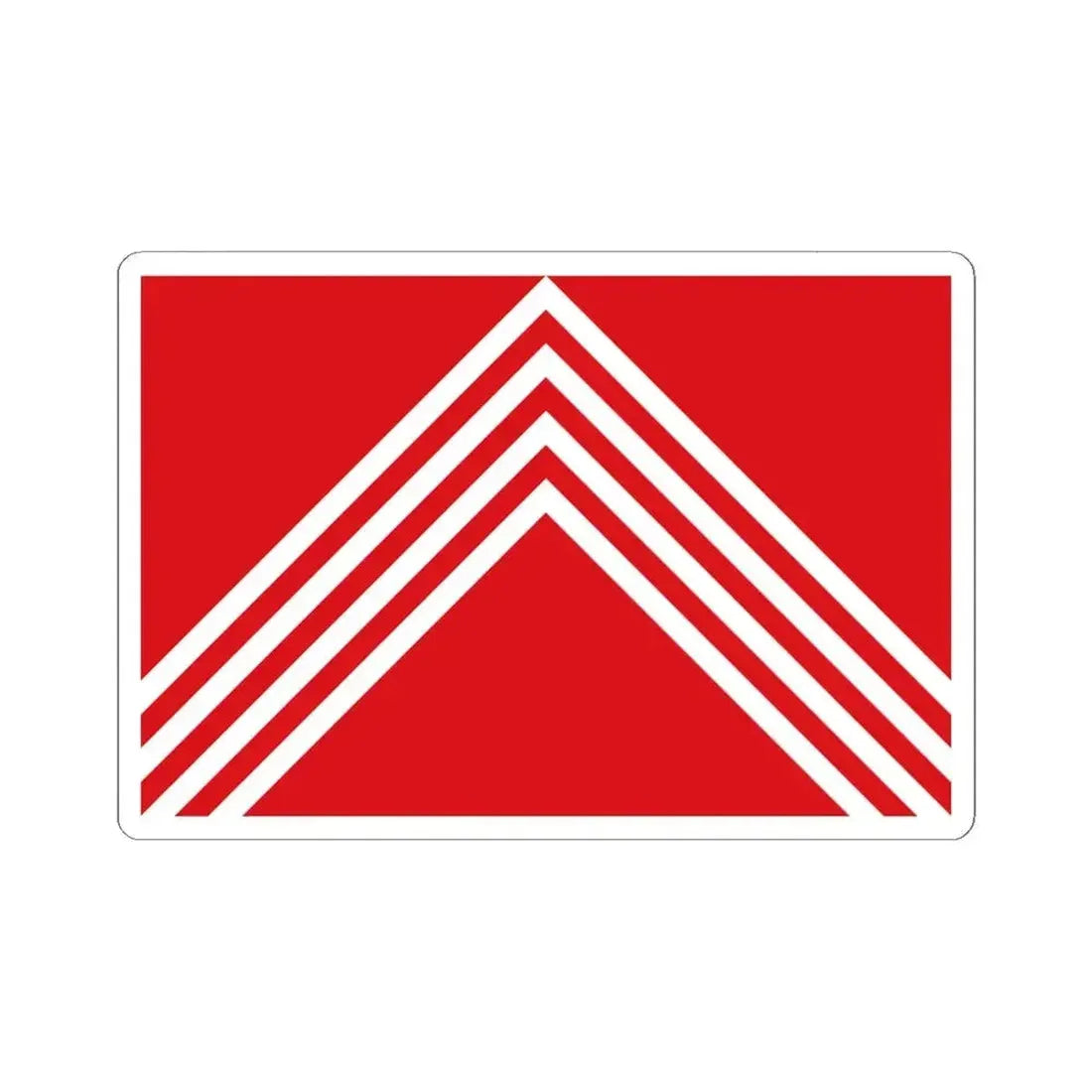 Flag of Brakel Belgium (Belgium) STICKER Vinyl Kiss-Cut Decal 6 Inch White - The Sticker Space