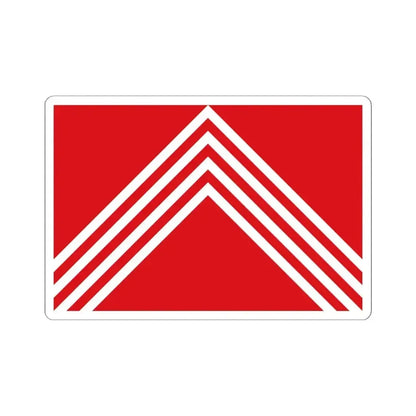 Flag of Brakel Belgium (Belgium) STICKER Vinyl Kiss-Cut Decal 6 Inch White - The Sticker Space