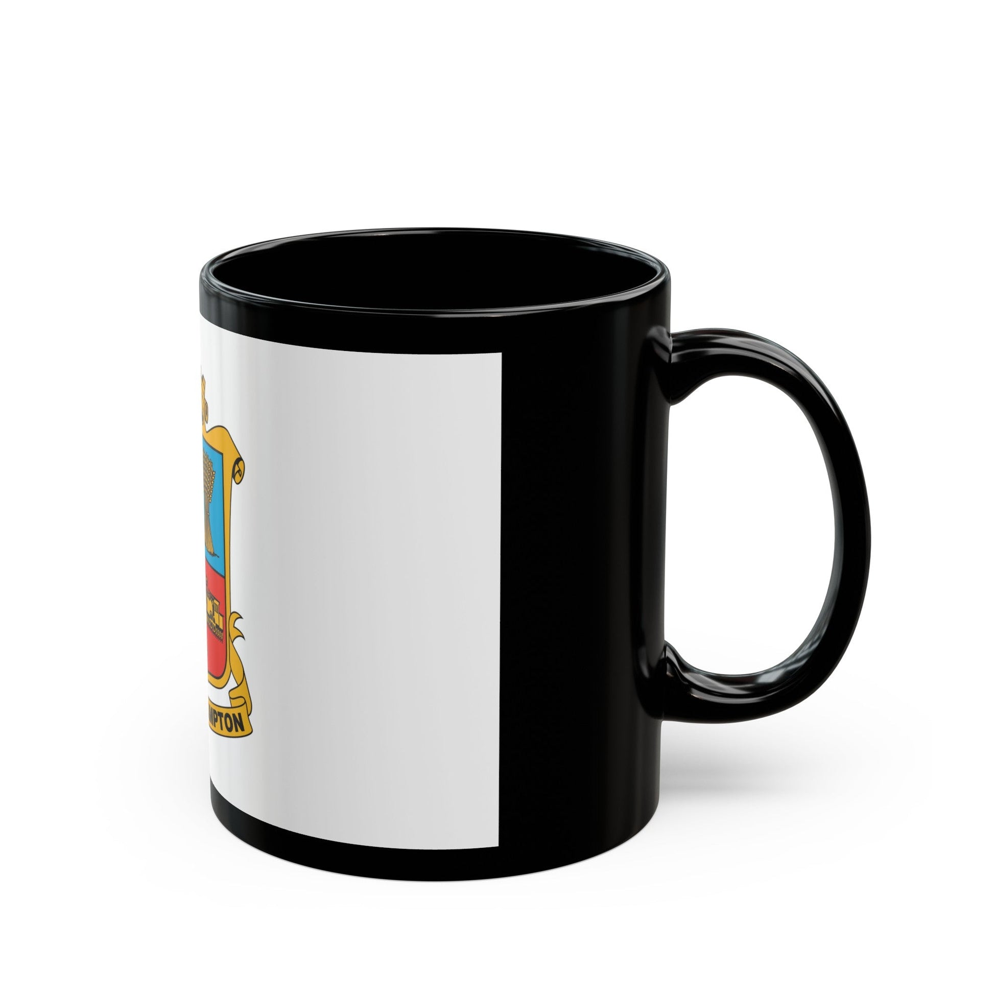 Flag of Brampton Canada - Black Coffee Mug-The Sticker Space