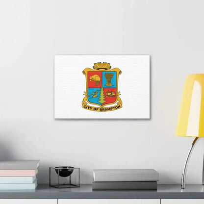 Flag of Brampton Canada - Canvas Wall Art - The Sticker Space