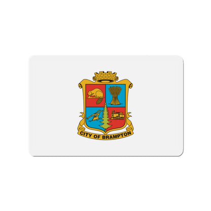 Flag of Brampton Canada - Die-Cut Magnet-2" x 2"-The Sticker Space