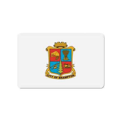 Flag of Brampton Canada - Die-Cut Magnet-3" x 3"-The Sticker Space