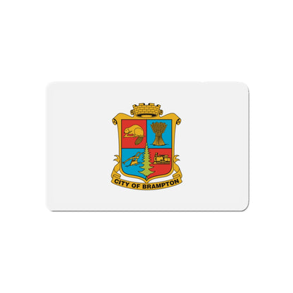 Flag of Brampton Canada - Die-Cut Magnet-5" x 5"-The Sticker Space