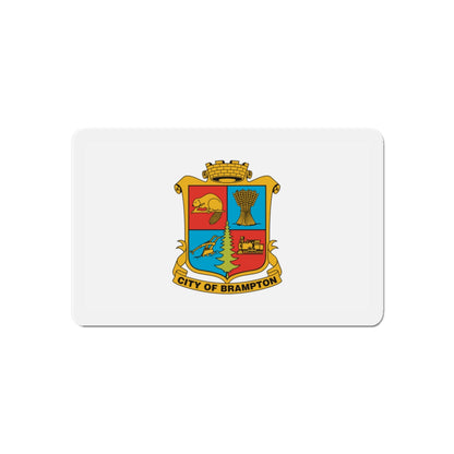 Flag of Brampton Canada - Die-Cut Magnet-6 × 6"-The Sticker Space