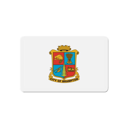 Flag of Brampton Canada - Die-Cut Magnet-6 × 6"-The Sticker Space