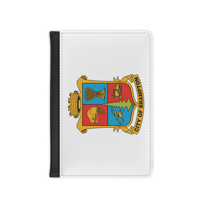 Flag of Brampton Canada - Passport Holder-3.9" x 5.8"-The Sticker Space