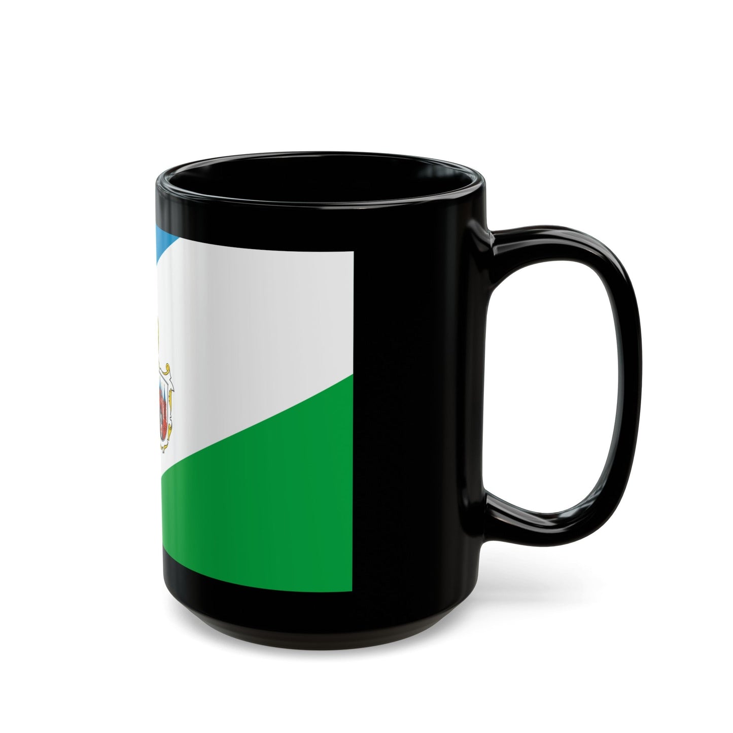 Flag of Brandenburg an der Havel Germany - Black Coffee Mug-The Sticker Space