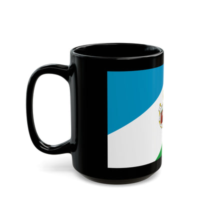 Flag of Brandenburg an der Havel Germany - Black Coffee Mug-The Sticker Space