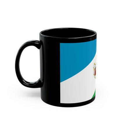 Flag of Brandenburg an der Havel Germany - Black Coffee Mug-The Sticker Space