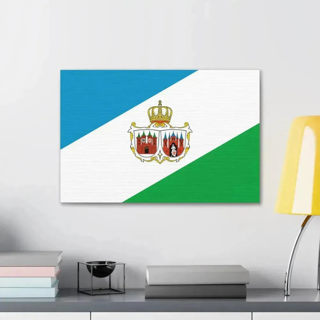 Flag of Brandenburg an der Havel Germany - Canvas Wall Art - The Sticker Space