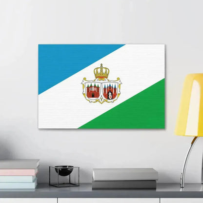 Flag of Brandenburg an der Havel Germany - Canvas Wall Art - The Sticker Space