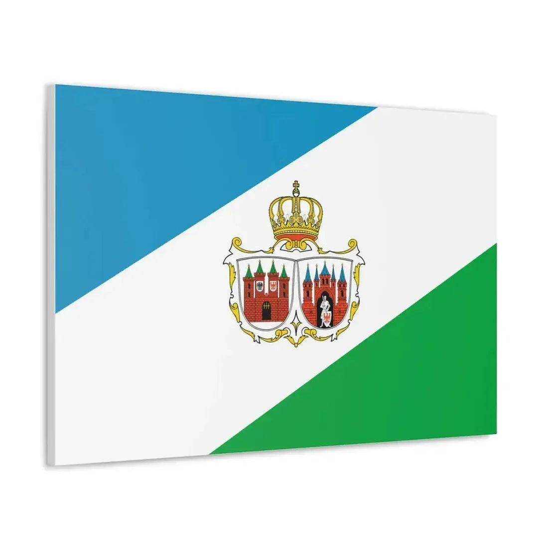 Flag of Brandenburg an der Havel Germany - Canvas Wall Art - The Sticker Space