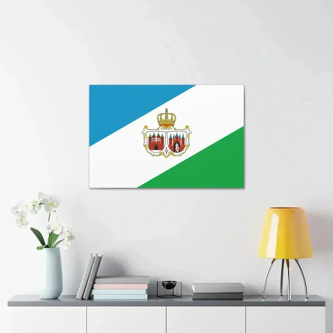 Flag of Brandenburg an der Havel Germany - Canvas Wall Art - The Sticker Space