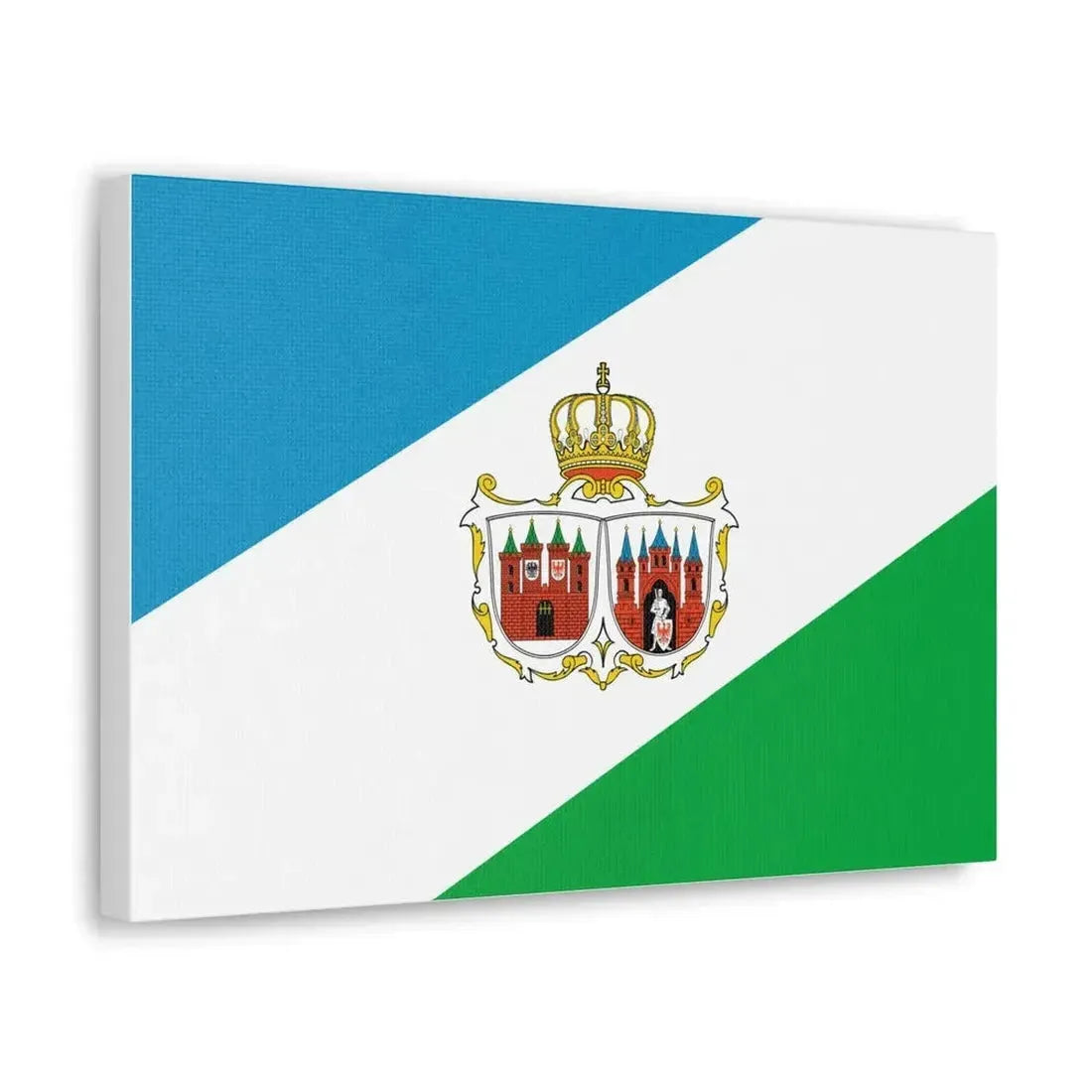 Flag of Brandenburg an der Havel Germany - Canvas Wall Art - The Sticker Space