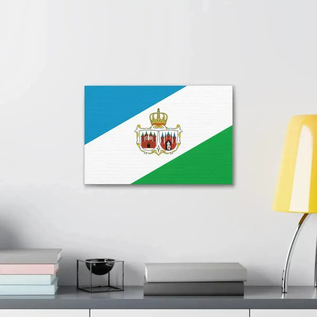 Flag of Brandenburg an der Havel Germany - Canvas Wall Art - The Sticker Space