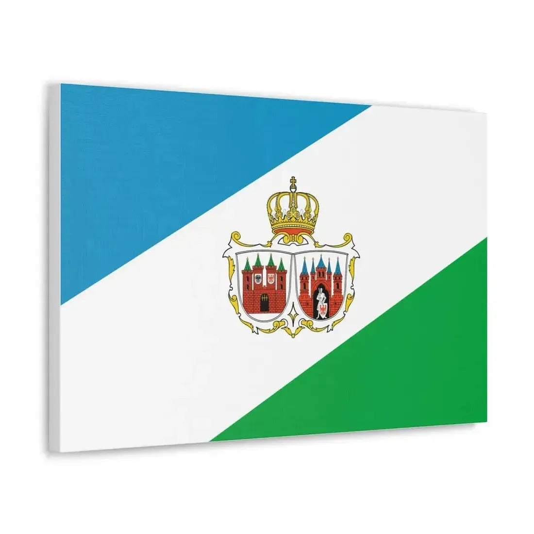 Flag of Brandenburg an der Havel Germany - Canvas Wall Art - The Sticker Space