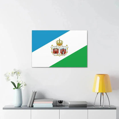 Flag of Brandenburg an der Havel Germany - Canvas Wall Art - The Sticker Space