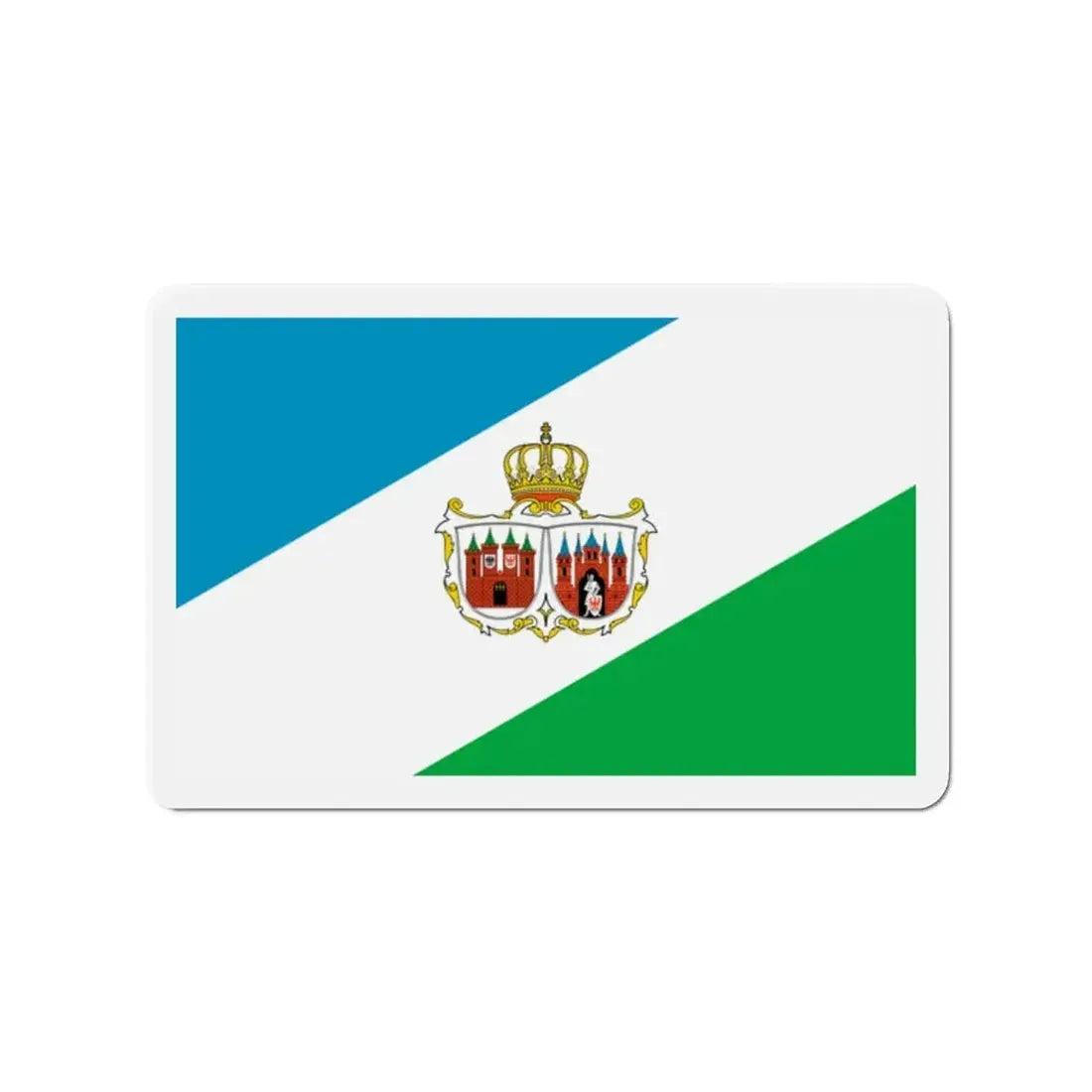 Flag of Brandenburg an der Havel Germany - Refrigerator Magnet 2 Inch - The Sticker Space