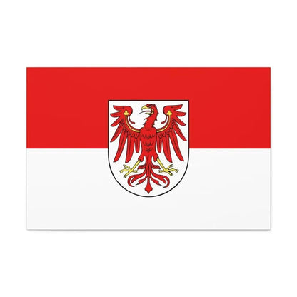 Flag of Brandenburg Germany - Canvas Wall Art - The Sticker Space