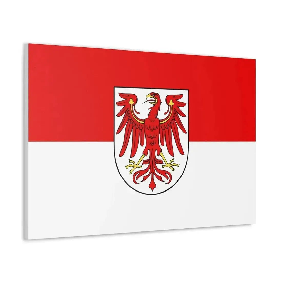 Flag of Brandenburg Germany - Canvas Wall Art - The Sticker Space