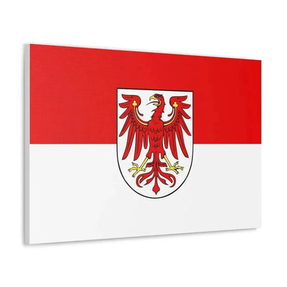 Flag of Brandenburg Germany - Canvas Wall Art - The Sticker Space