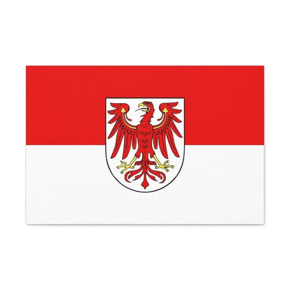 Flag of Brandenburg Germany - Canvas Wall Art - The Sticker Space