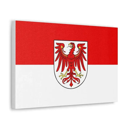 Flag of Brandenburg Germany - Canvas Wall Art - The Sticker Space