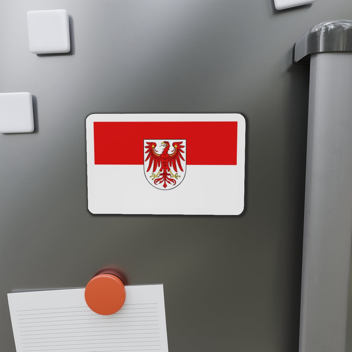 Flag of Brandenburg Germany - Die-Cut Magnet-The Sticker Space