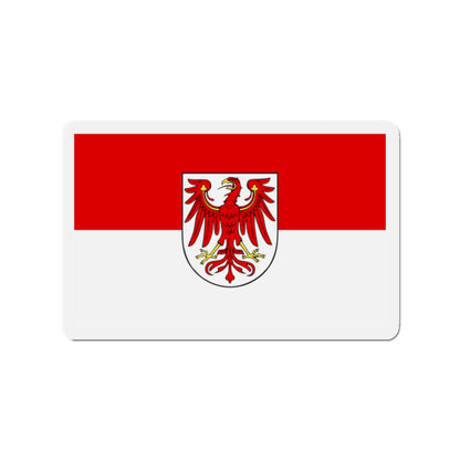 Flag of Brandenburg Germany - Die-Cut Magnet-2" x 2"-The Sticker Space