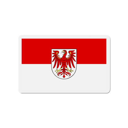 Flag of Brandenburg Germany - Die-Cut Magnet-3" x 3"-The Sticker Space